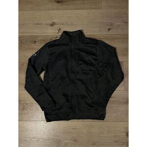 The North Face Mens Gray Full Zip Sweater Mock Neck Size Medium Youtube